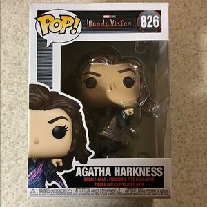 Funko Pop Agatha Harkness with Brown Hair and Dark Outfit